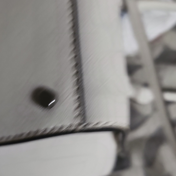 Kate Spade Optic White Cameron Satchel Normcore Neutral Rare Vintage Minimalist - Picture 9 of 10